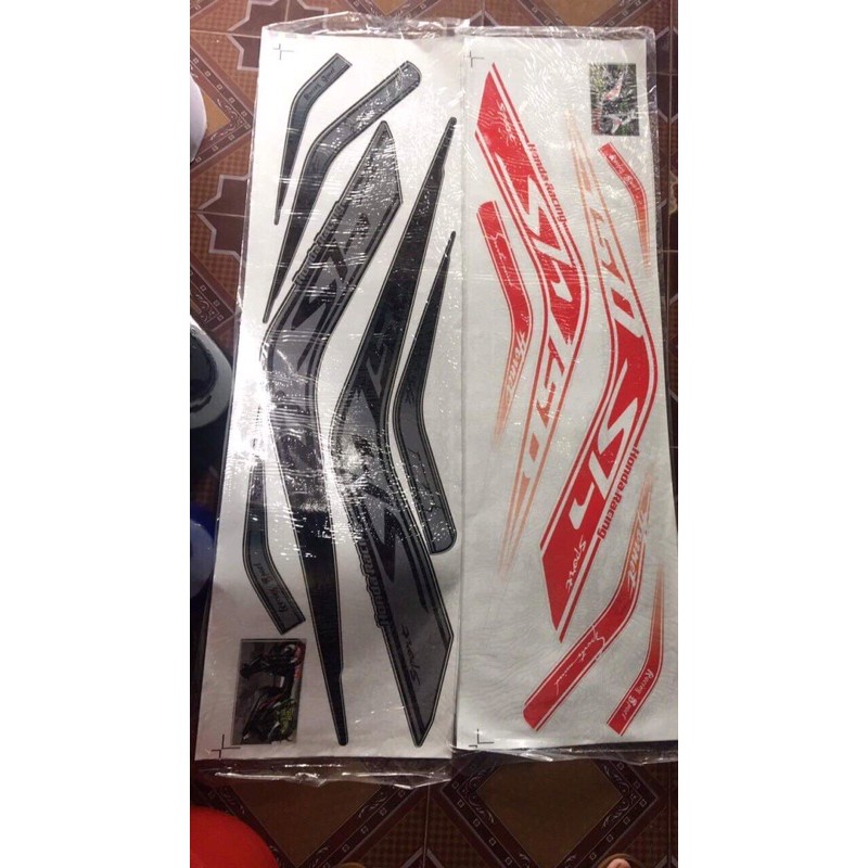 Tem SH sườn(2017-2019) nhiều màu lựa chọn tem 3 lớp chống phai màu