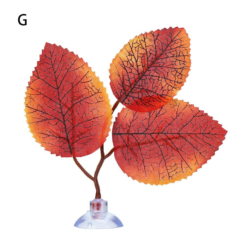 YVE Lá Cây Nhân Tạo Trang Trí Bể Cá