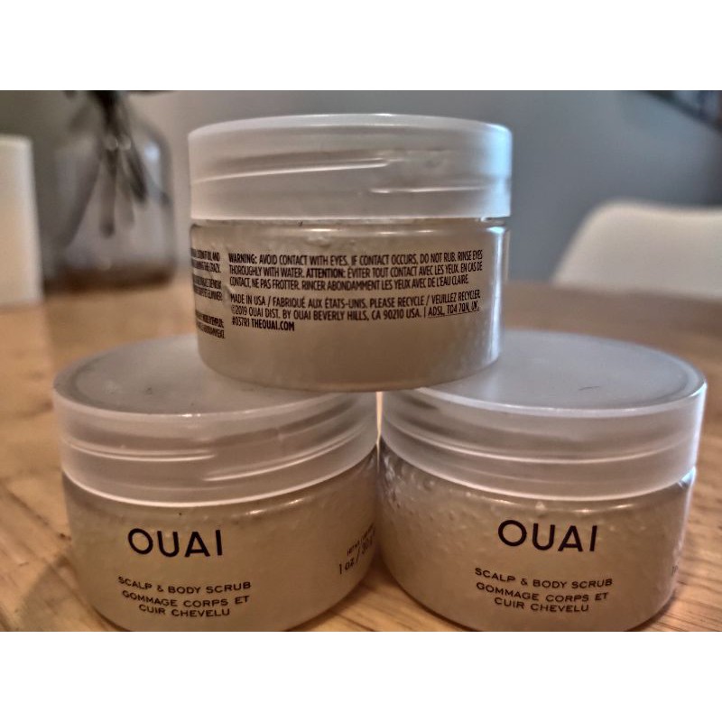 Tẩy tế bào chết cho tóc và cơ thể Ouai Body and Hair Scrubbing 30ml (Bill Sephora)