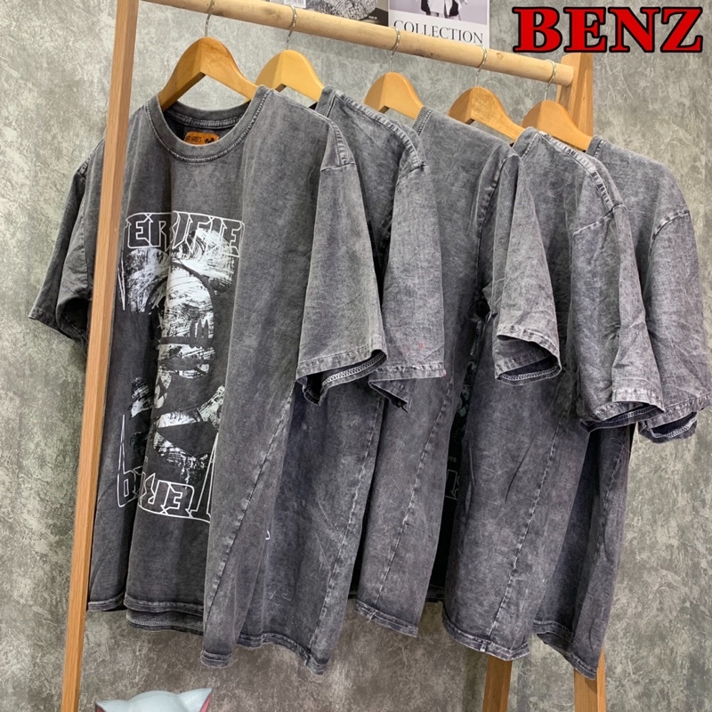 Áo thun tay lỡ loang BAD HABITS in hình đầu lâu phông Unisex nam nữ Premium Cotton oversize form rộng AP 9001