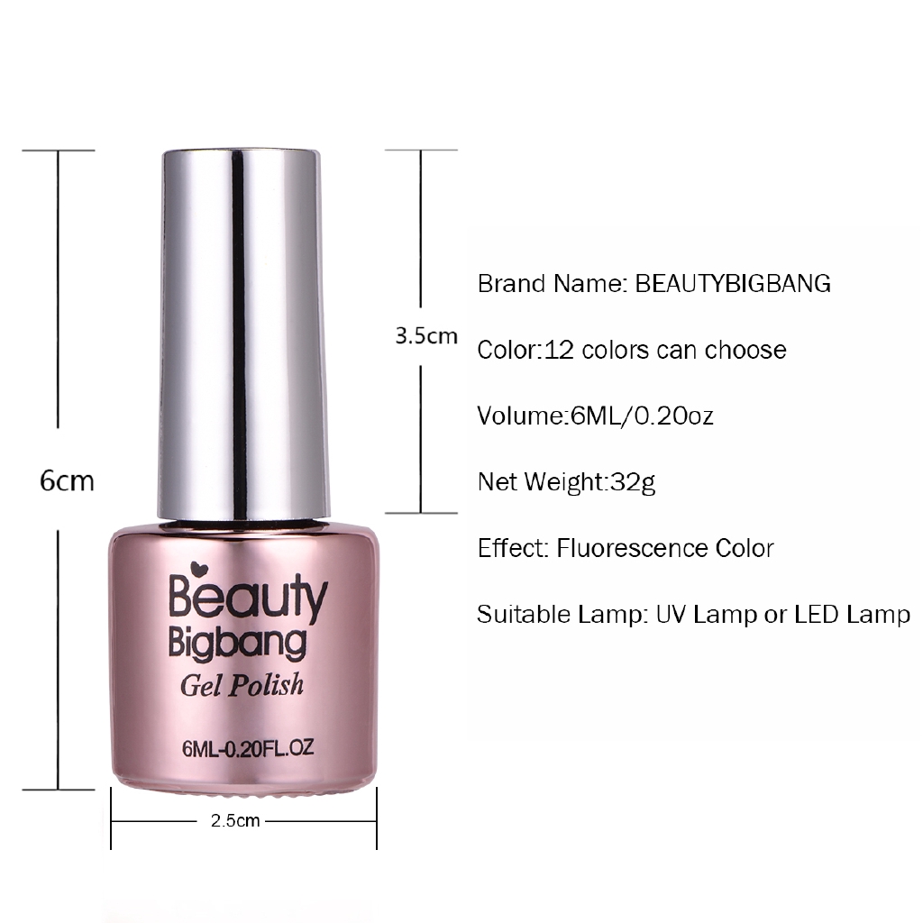[Hàng mới về] Lọ sơn móng tay màu bóng hiệu BEAUTY BIGBANG 6ML