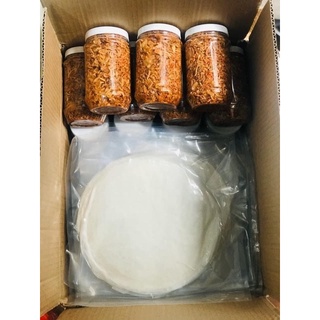 (TẶNG SỐT ỚT) 300g bánh tròn+hủ muối hành phi