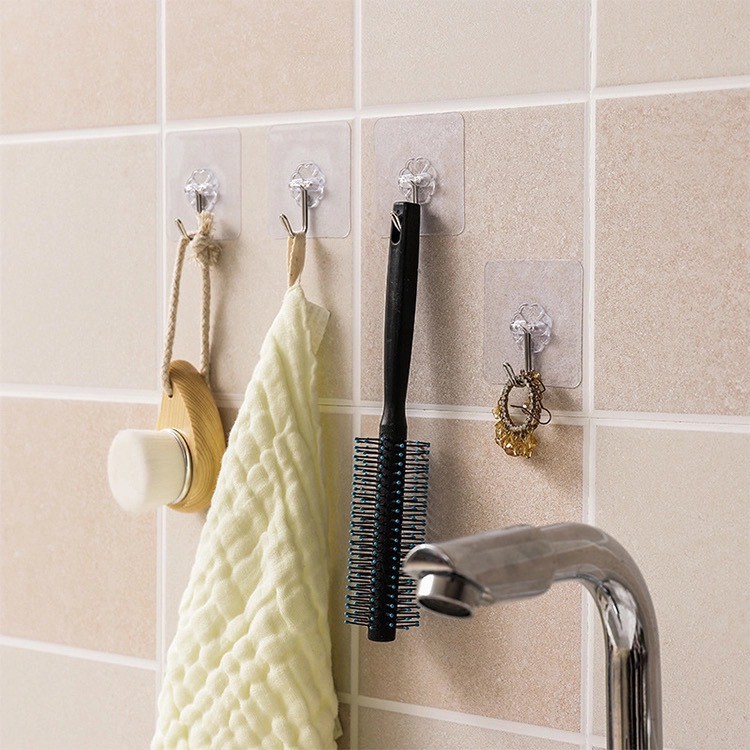 Móc Dán Tường Decor - Móc dán tường trong suốt chịu lực cao MTT01