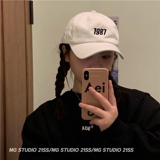 Mũ Lưỡi Trai Mềm Mại Phong Cách Retro Hàn Quốc 1987