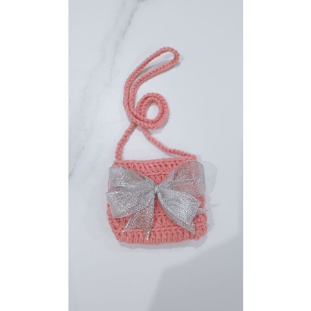 Túi đựng tỏi nơ xinh tránh tà, đeo đi chơi cho bé gái || MeTomhandmade