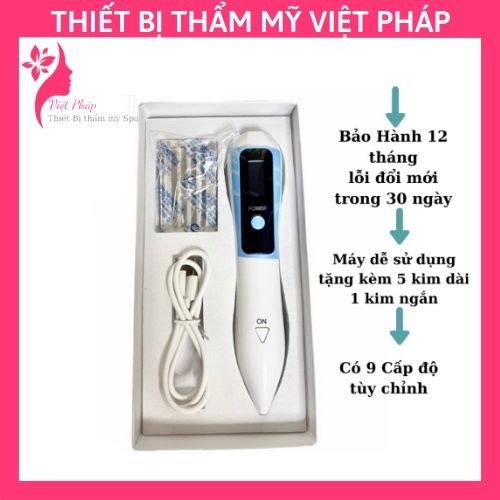 Máy đốt nốt ruồi mụn thịt tàn nhang 9 cấp độ Tặng kèm 2 kim