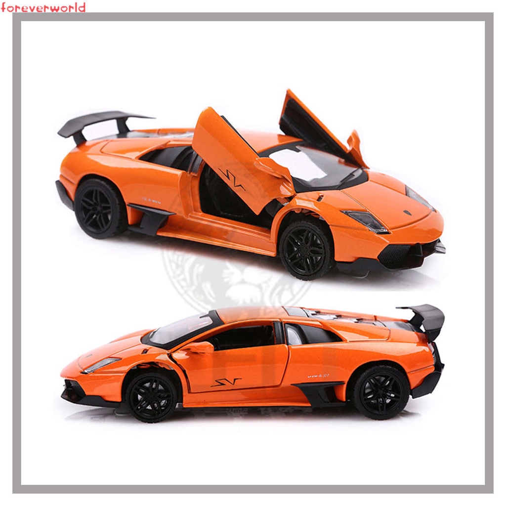  【COD & Ready Stock】 1:32 Lamborghini Bat Sound & light function the door can be opened diecast Alloy car model toys for boys toys for kids car for kids educational toys cheap prices