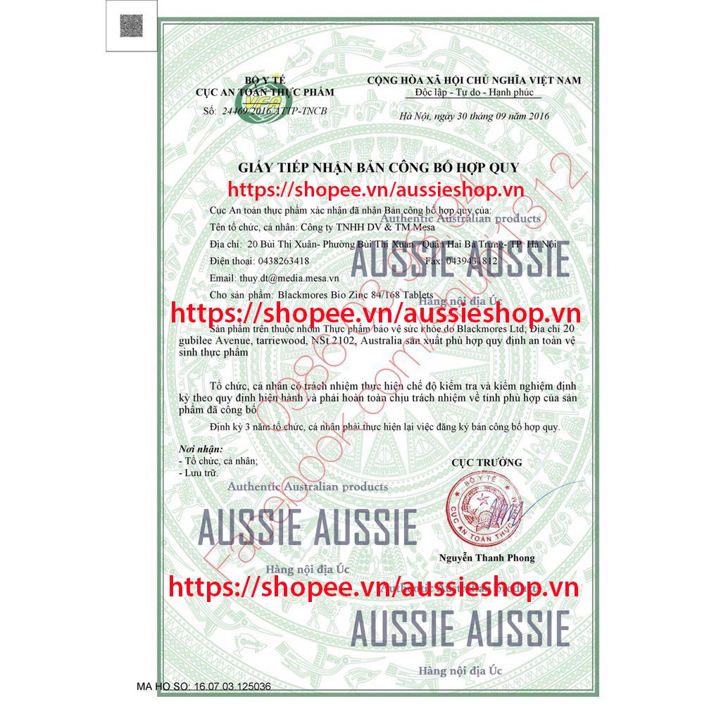 Viên Kẽm Dành Cho Da Mụn Blackmores Bio Zinc 84 Viên/ 168 Viên aussie.vn | BigBuy360 - bigbuy360.vn