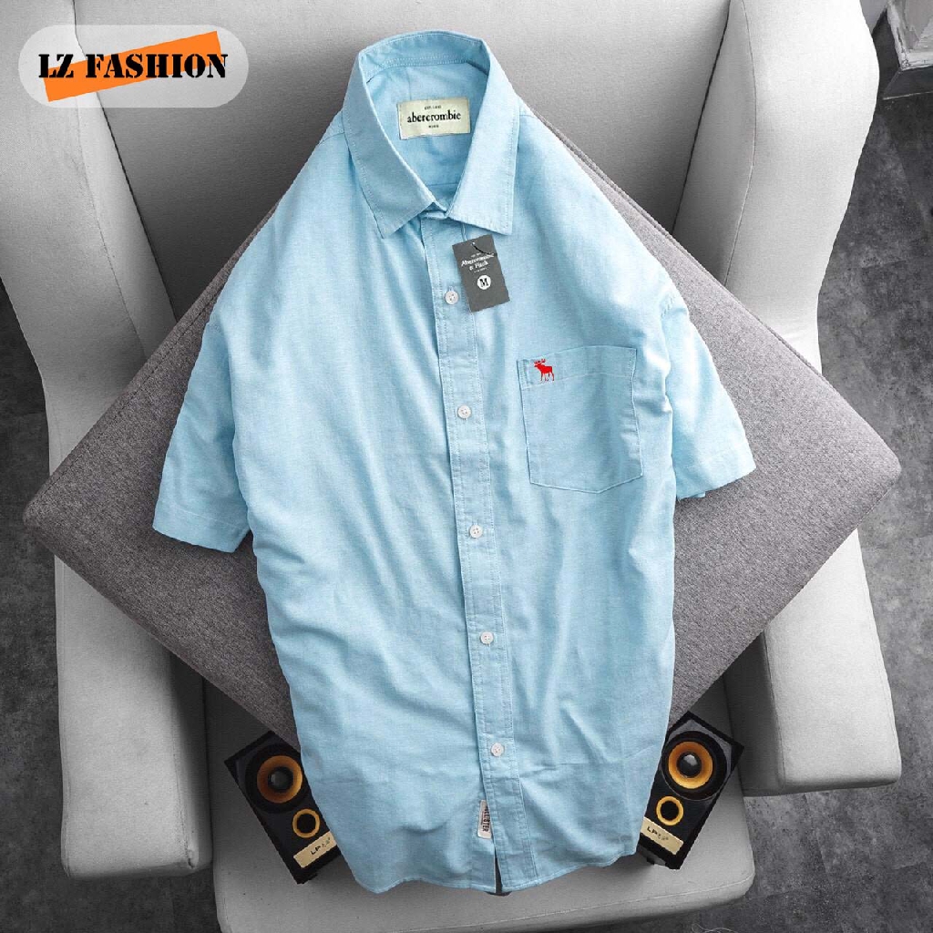 SƠ MI NAM NGẮN TAY NGẮN CÓ TÚI VẢI CHẤT LƯỢNG  [ẢNH THẬT] - [SHOPTHOITRANG12]- TD040 | BigBuy360 - bigbuy360.vn