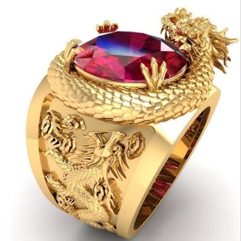 Nhẫn Đính Đá Mạ Vàng 18K Siêu Đẹp Bền Màu