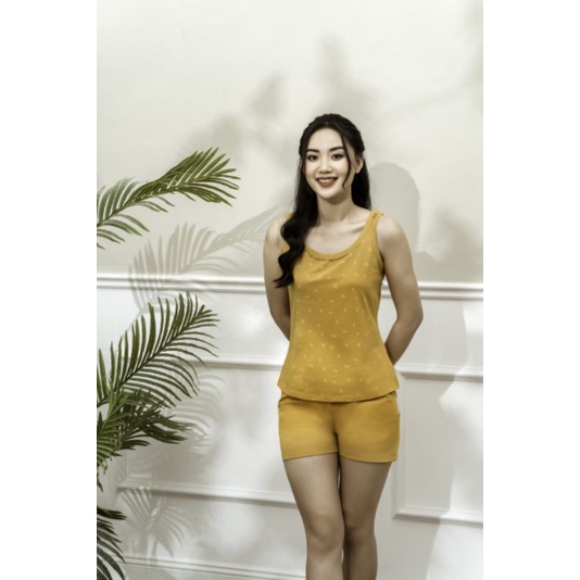 Bộ mặc nhà Wonner áo sát nách quần đùi 22103 Giá 295,000đ