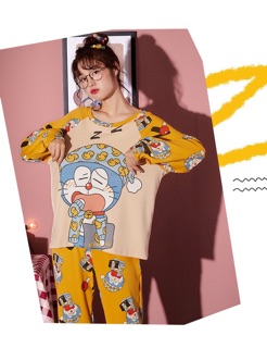 Bộ Thu Đông Hình Mon Buồn Ngủ Doremon Doraemon