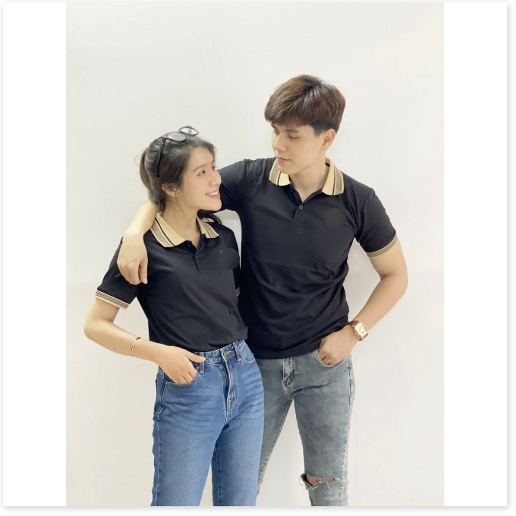 ÁO THUN CỔ TRỤ VIỀN ÁO TAY ÁO XINH XẮN,HỌA TIẾT TRƠN NHƯNG KHÔNG KÉM PHẦN SANG TRỌNG  THỜI TRANG KME.STORE