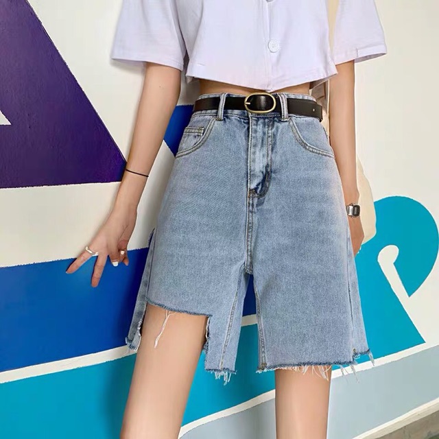 Short jean denim lửng Ullzang ( Ảnh thật ở cuối) | BigBuy360 - bigbuy360.vn