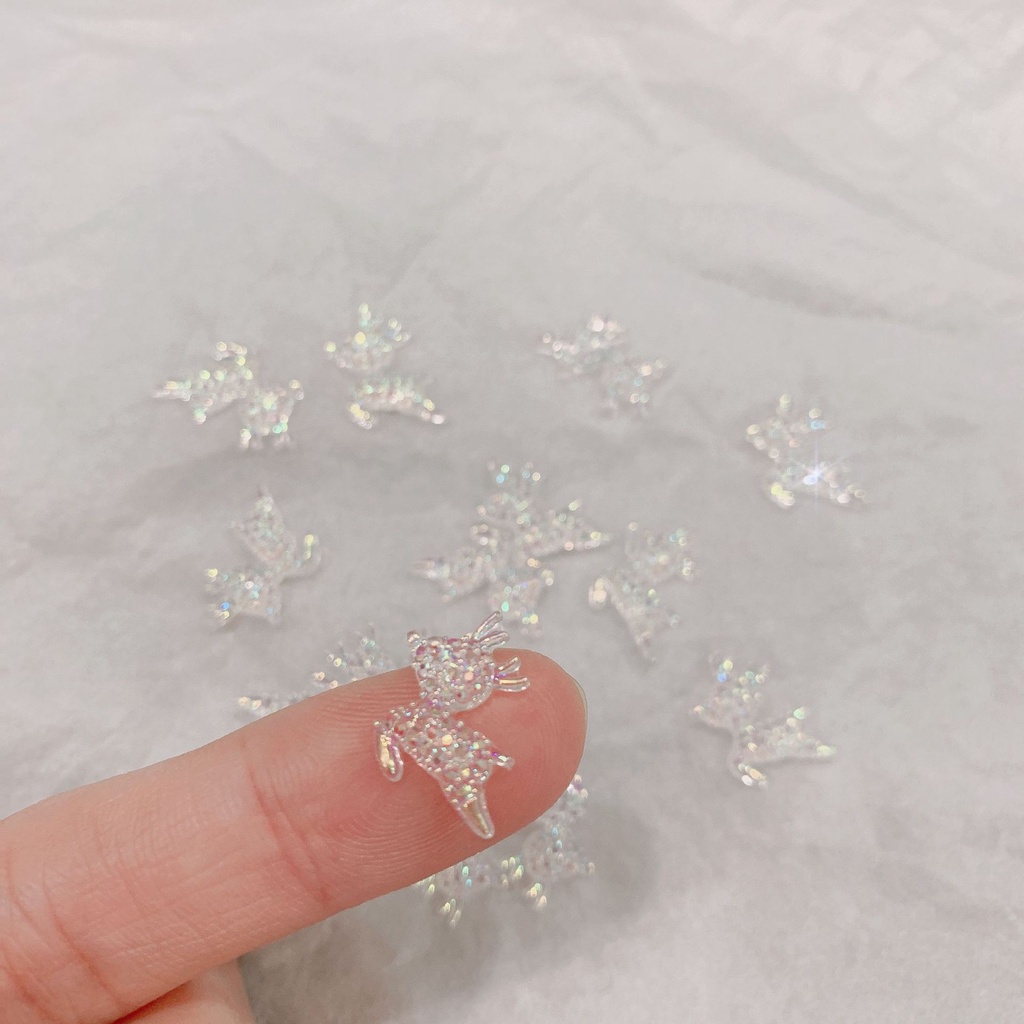 Set 10 Charm Nail Tuần Lộc, Phụ Kiện Nail Noel - Vani Store