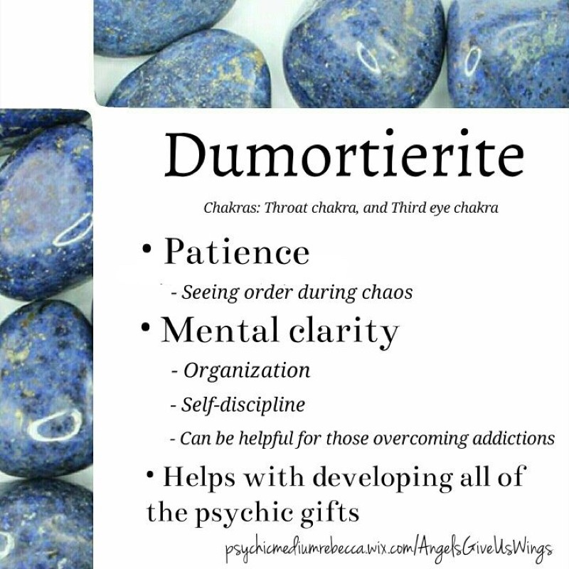 Viên đá mài bóng Dumortierite Quartz Tumbled màu xanh lam đậm sưu tầm trang trí