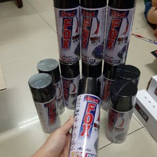 Sơn đen mờ RED FOX thái lan