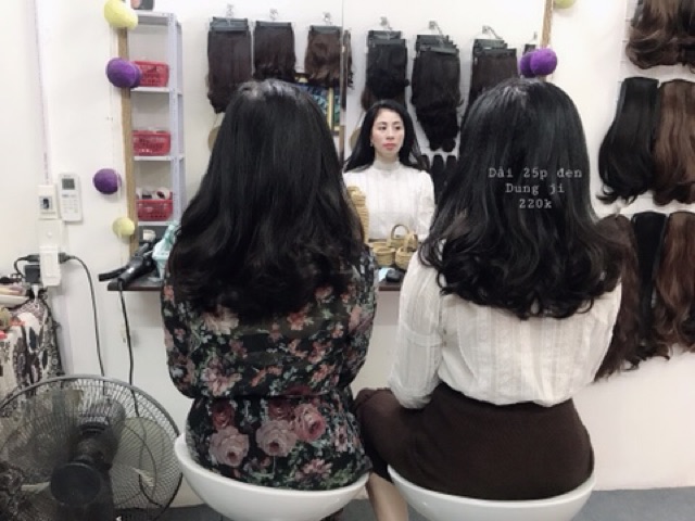Kẹp dải 25cm xoăn( ảnh chụp tại shop)