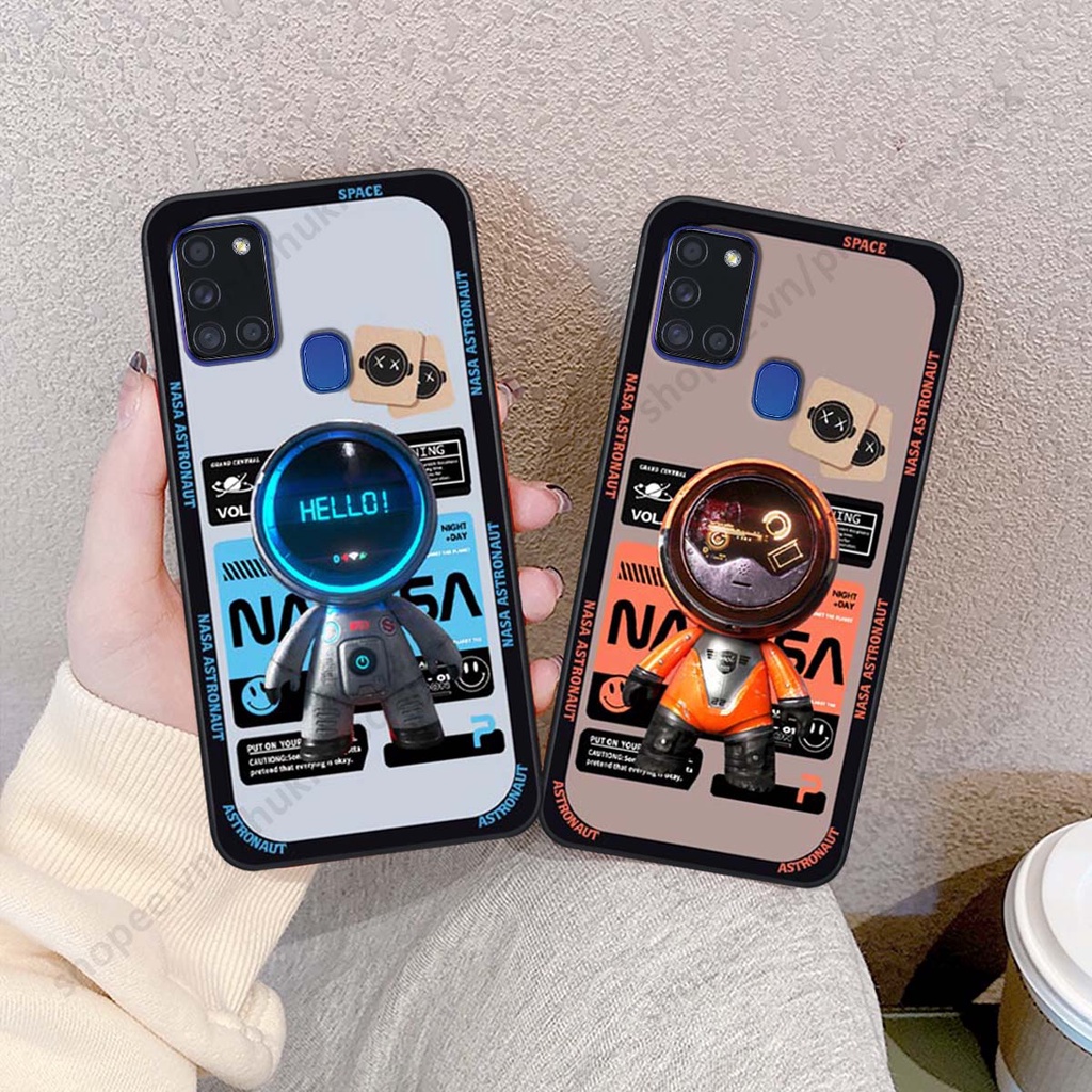 Ốp lưng Samsung A21s hình người máy, robot nasa đáng yêu dễ thương