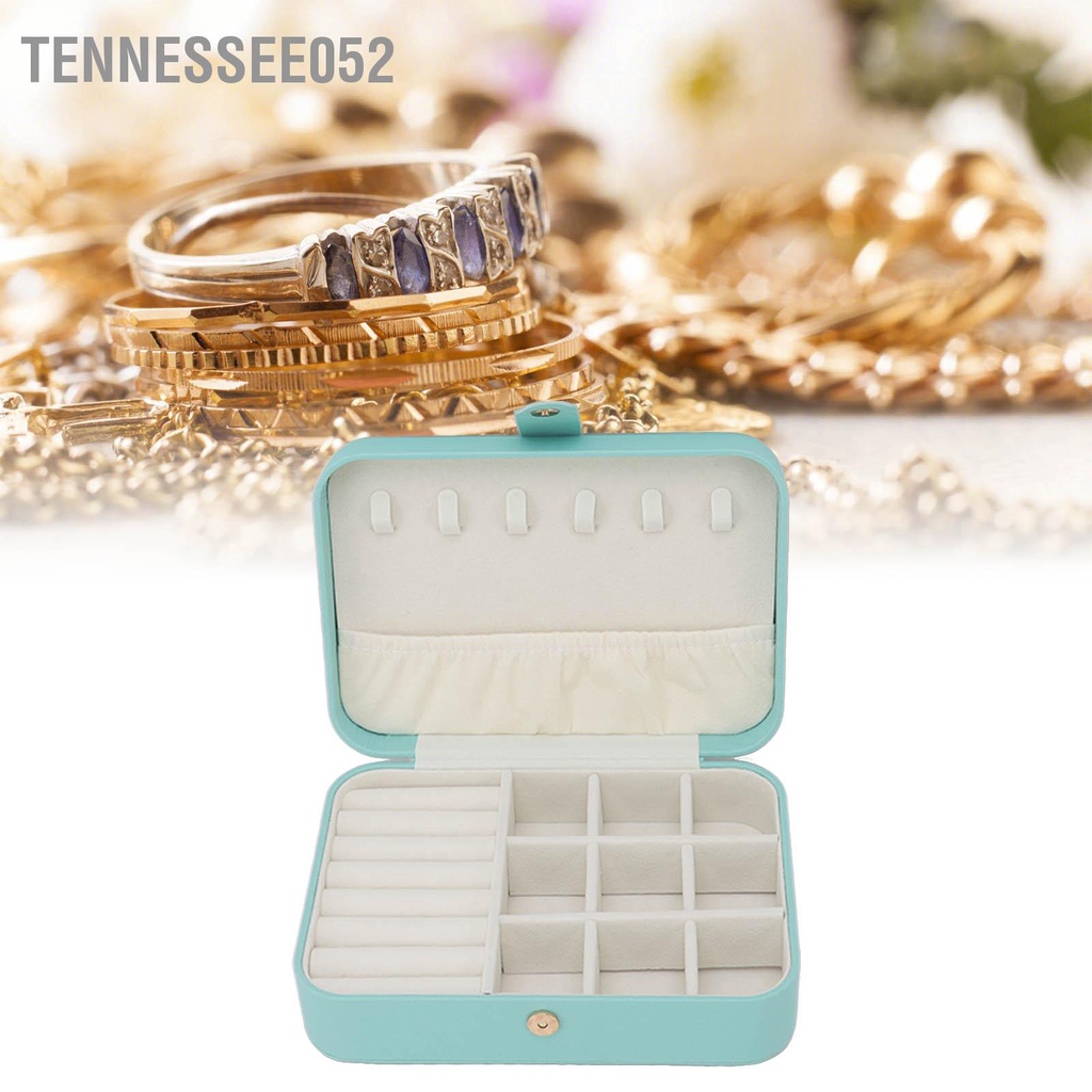 Tennessee052 Hộp đựng đồ trang sức du lịch trí nhỏ cầm tay cho nhẫn bông tai