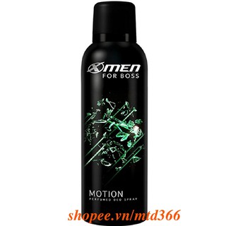 Xịt Khử Mùi Nam 150ml X-Men For Boss Motion Thơm Hương Nước Hoa.