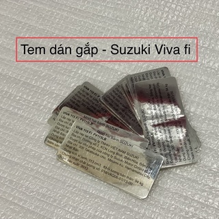 Tem dán gắp - suzuki viva fi 115cc
