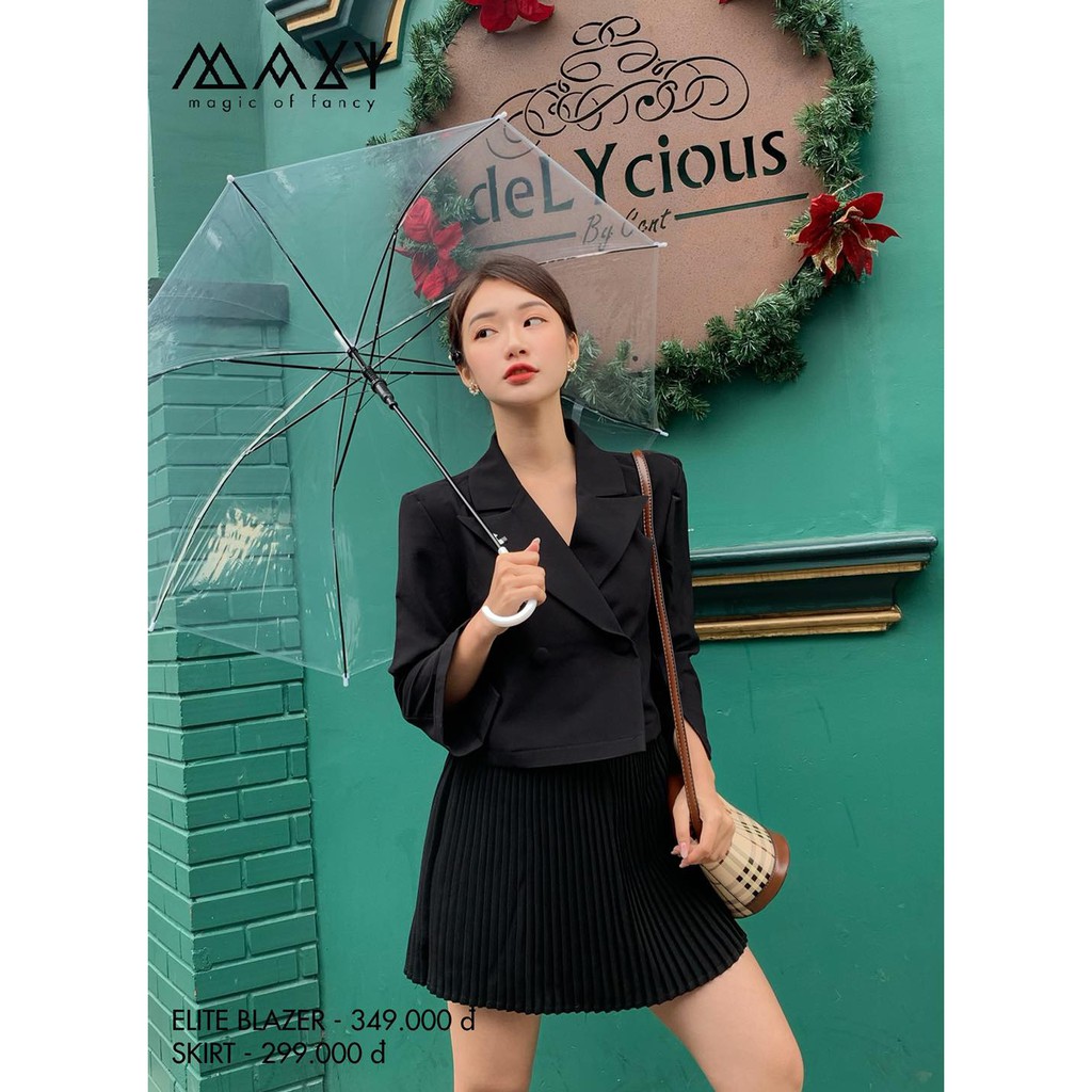 Quần váy xếp li pleated skirt Maxy Workshop