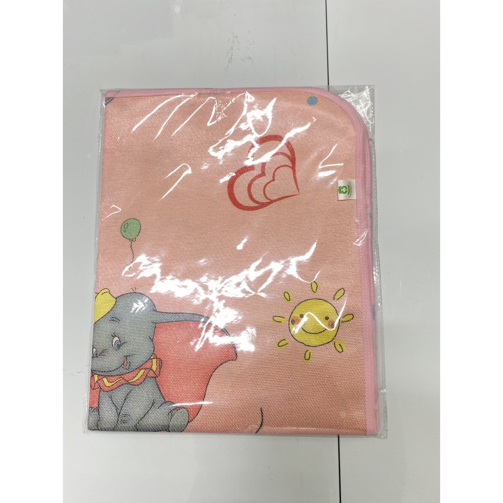 Chiếu Chống Thấm 4 Mùa MIPBI - 2 Mặt In Hình Dễ Thương, Nằm Được Cả 2 Mặt