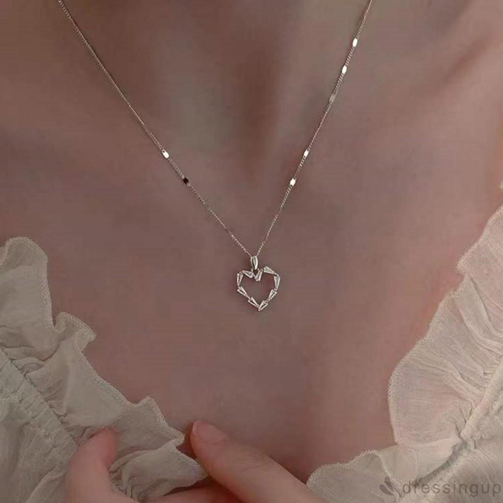 Vòng cổ Mặt Trái Tim Thời Trang Cho Nữ