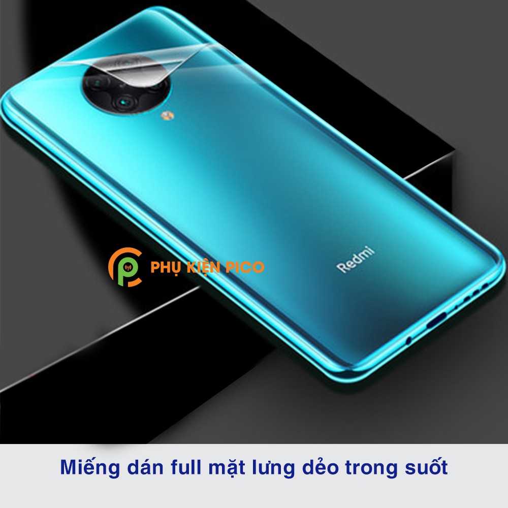 Dán lưng Redmi K30 Pro full mặt lưng dẻo trong suốt PPF tự phục hồi vết xước - Dán lưng Xiaomi Redmi K30 Pro