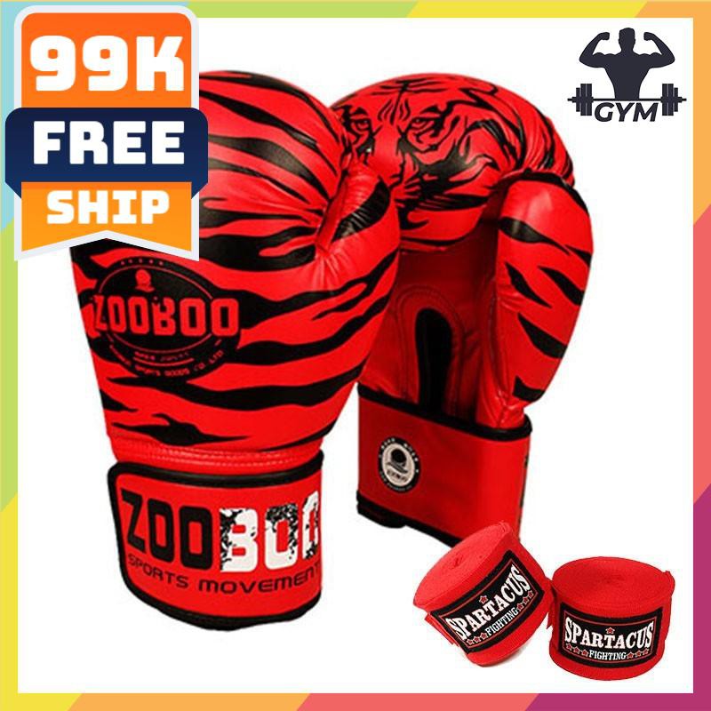 FLASH SALE🎁 Găng tay boxing Zooboo-Găng tay đấm bốc [ chính hãng 2019 ]-freeship 50k-giá rẻ vô địch-hà nội & tphcm