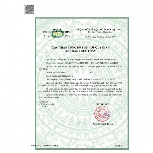 Mass Infusion 12lbs 5.45kg hàng chính hãng BBT. | BigBuy360 - bigbuy360.vn