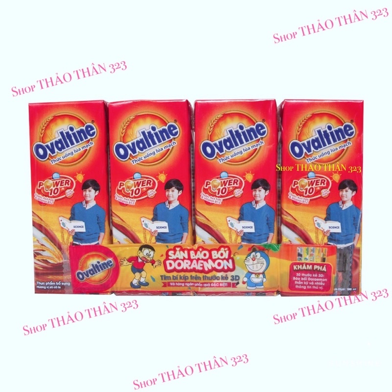 Sữa Ovaltine X2 Canxi Lúa Mạch 180ml - Thức Uống Lúa Mạch