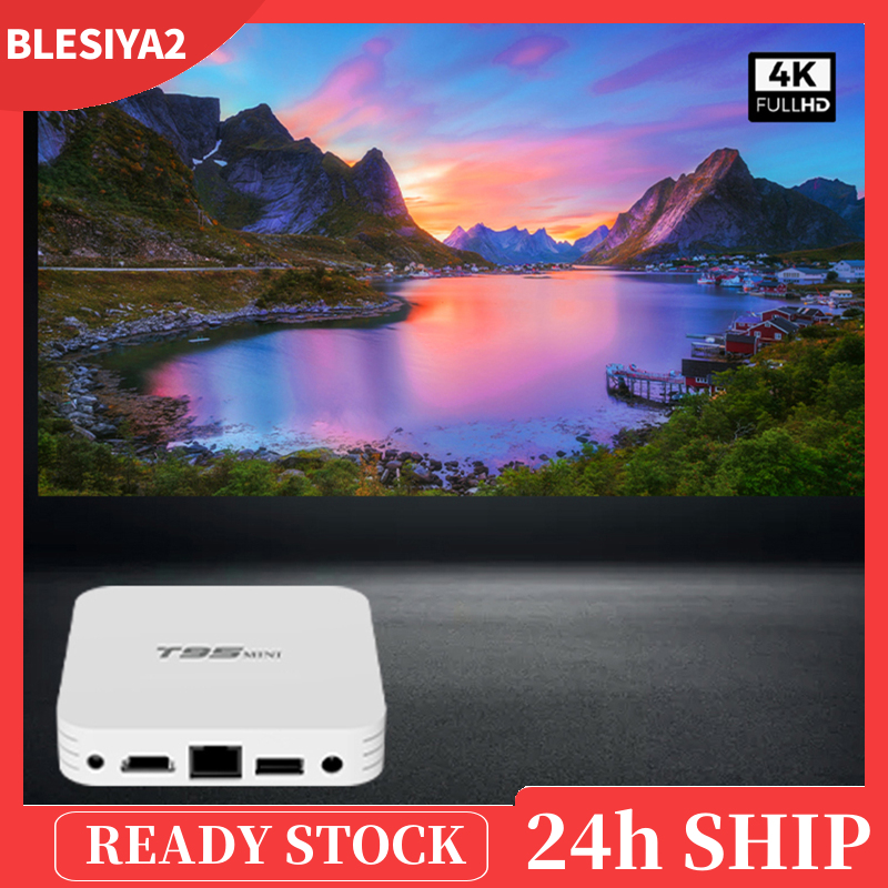 [BLESIYA2]Digital WiFi 4K Smart STB Media Player Device Remote Control