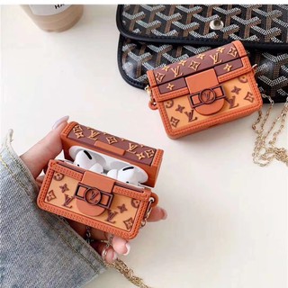 Vỏ Đựng Bảo Vệ Hộp Sạc Tai Nghe Airpods 1 / 2 Hình Logo 3d