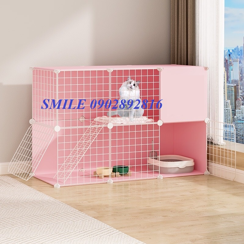 [FREE SHIP] LƯỚI THÉP GHÉP LÀM CHUỒNG CHÓ ,MÈO THÚ CƯNG ĐA NĂNG NHIỀU MÀU
