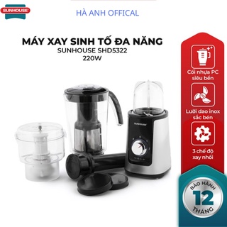 Máy xay sinh tố đa năng sunhouse shd5322 đen