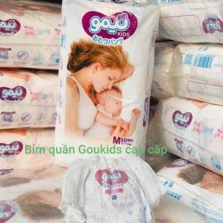 Size L - BỈM QUẦN GOUKIDS CAO CẤP BỊCH 50 MIẾNG