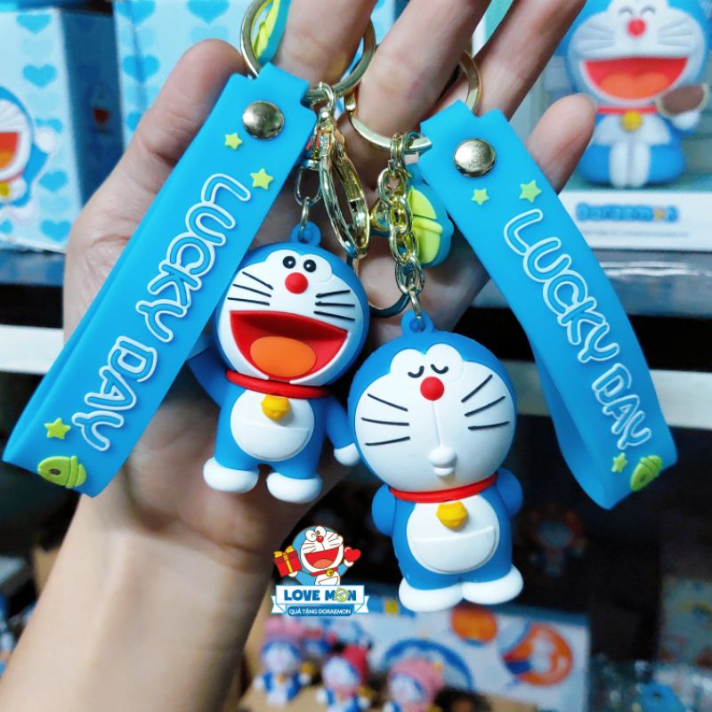 MÓC KHÓA DORAEMON SILICON LỚN, BIỂU CẢM DỄ THƯƠNG, TRANG TRÍ NHÀ CỬA