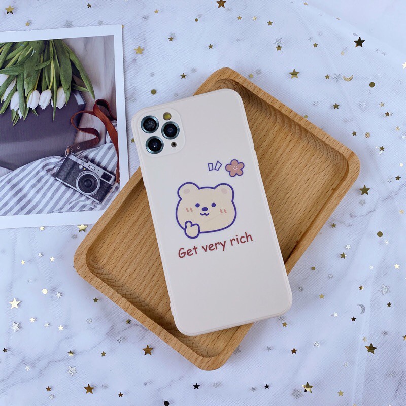 Ốp iphone Gấu Và Mặt Cười cho dòng iphone 12promax/ 12pro/ 11promax/ 11/ Xsmax | BigBuy360 - bigbuy360.vn