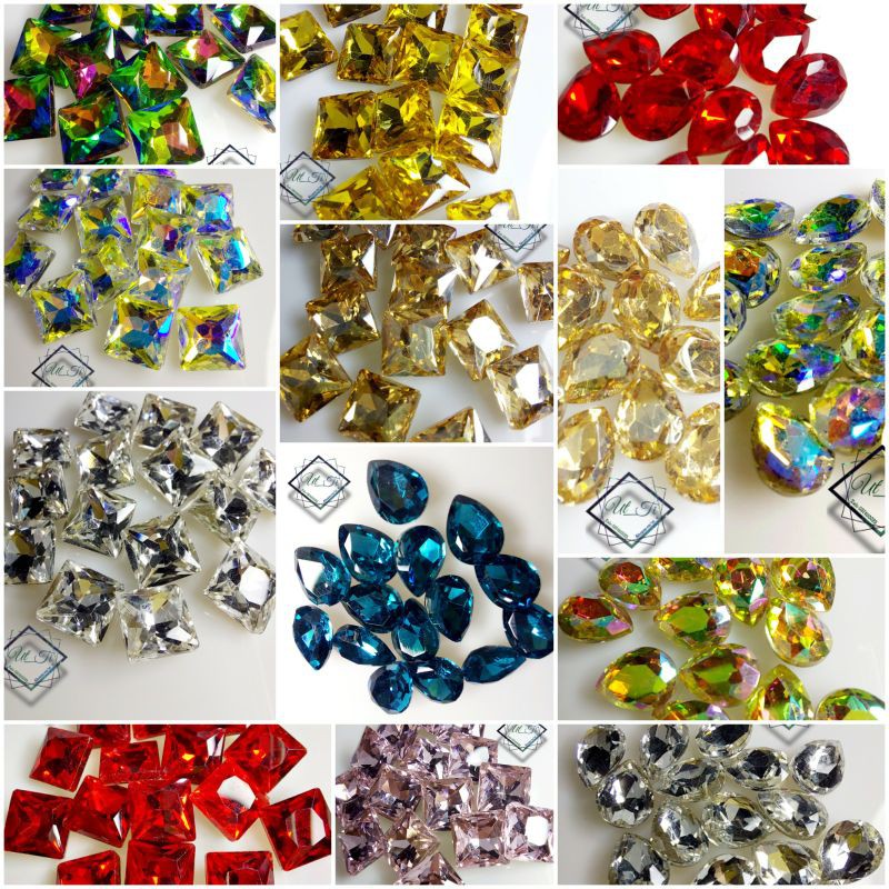 Combo 100v đá khối chân vàng