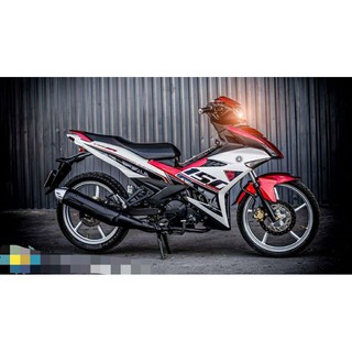 tem rời exciter 150 trắng đỏ y15zr