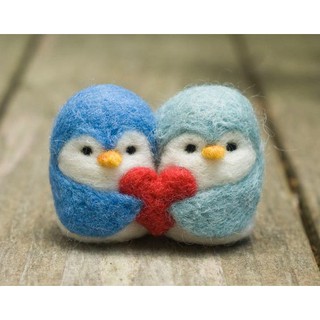 [Xanh dương] Len chọc - len thô - Needle Felting - Chọc bông