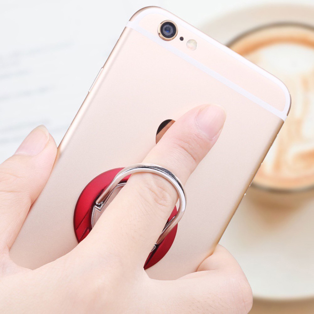 Nhẫn Đỡ Điện Thoại Xoay 360 Độ Siêu Mỏng Cho Xe Hơi Giá Đỡ