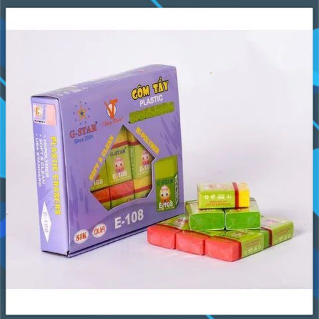 Gôm E108 Nhiều Màu ( 1 viên )