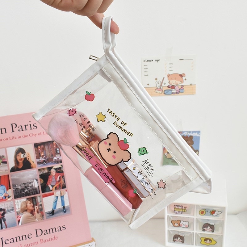 🦄 Túi đựng bút trong suốt hình cute dễ thương phong cách Hàn Quốc 🪁 Nhiều hình | HÀNG CÓ SẴN 🦋