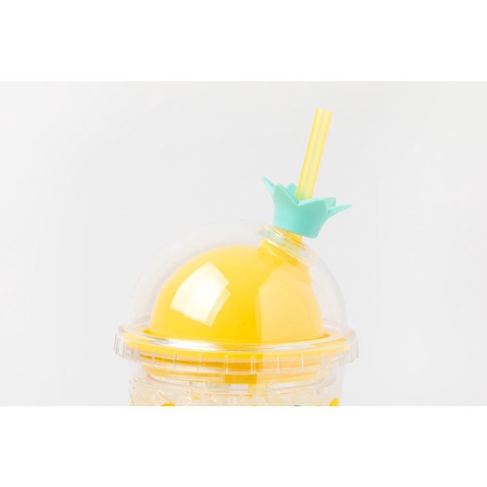 Cốc Nước ARTBOX Hàn Quốc In Hình Trái Thơm Có Ống Hút 450ml