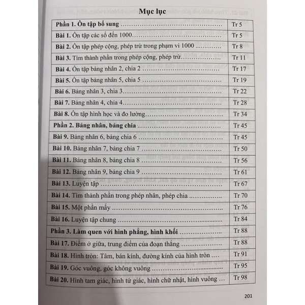 Sách - Vở Bài Tập Toán Tư Duy Lớp 3 (Tập 1) Biên soạn theo chương trình SGK mới