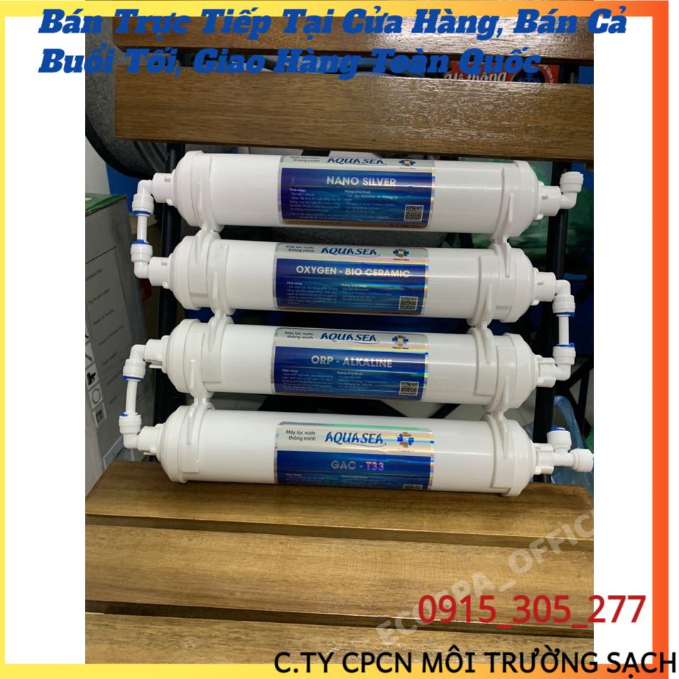 Bộ 4 Lõi Tạo Khoáng 5,6,7,8 Dành cho Tất Cả Các Máy Lọc Nước: AQUASEA/AQUA..👉 Lõi Chức Năng Máy Lọc Nước RO/Nano