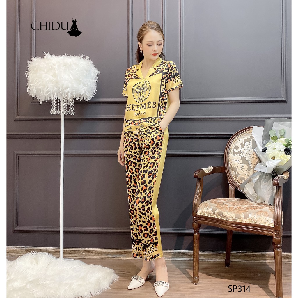 CHIDU Set bộ pijama hoạ tiết dễ thương, set đồ ngủ hoạ tiết nhiều màu SP314 | BigBuy360 - bigbuy360.vn